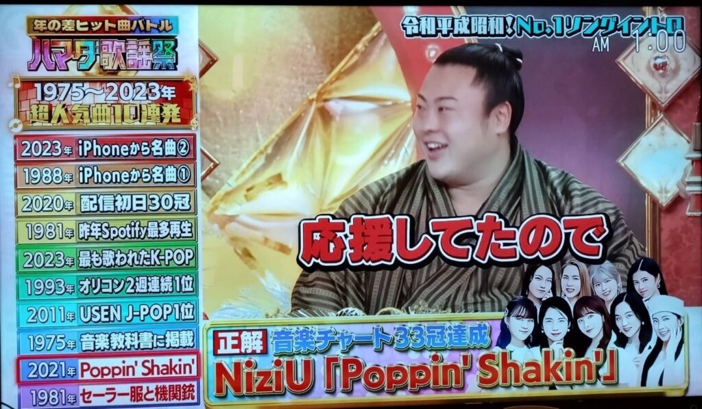 NiziU好き芸能人まとめ：翔猿（力士）画像