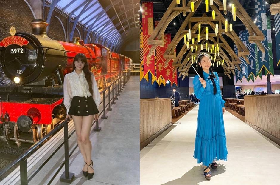 ハリポタイベント画像（関根麻里・NiziUニナ）